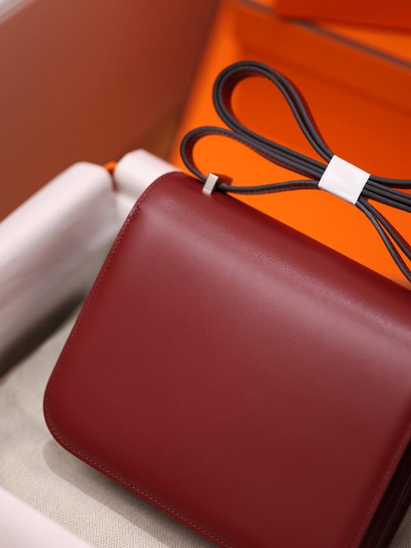 Hermes Constance 19 Rough H Box calf leather Palladium hardware