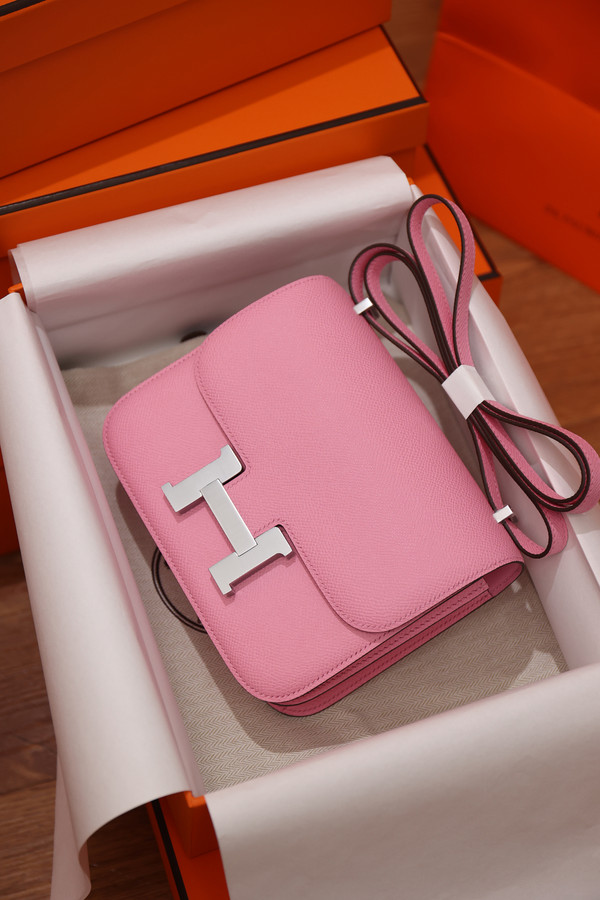 HERMÈS CONSTANCE 19 SAKURA PINK PALLADIUM HARDWARE