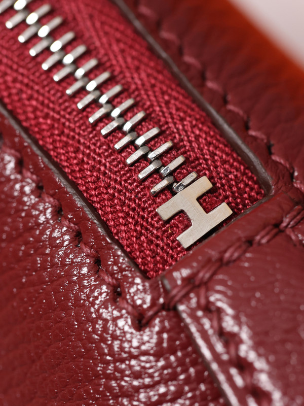 HERMÈS BOLIDE 1923 MINI BAG MYSORE GOATSKIN PALLADIUM HARDWARE ROUGH H