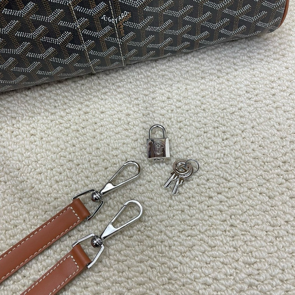 Goyard Boston 50 bag Black & Tan