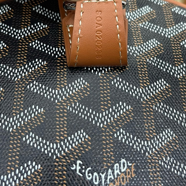 Goyard Boston 50 bag Black & Tan