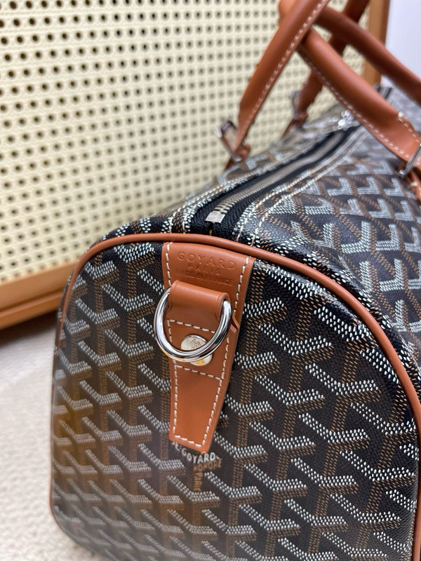 Goyard Boston 50 bag Black & Tan