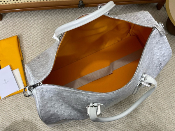 Goyard Boston 50 bag White