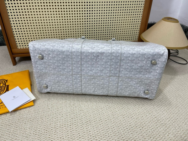 Goyard Boston 50 bag White
