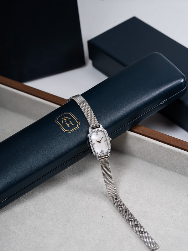 Harry Winston Emerald Collection 18K White Gold Diamond Watch