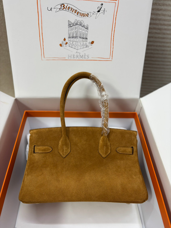 Hermès Birkin 29 in Gold Deerskin