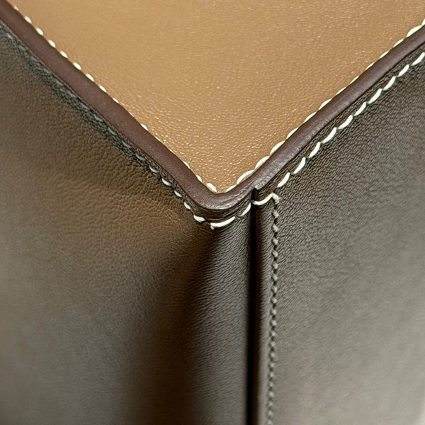 Hermès Etoupe Mini Kelly Pochette Swift leather Gold hardware