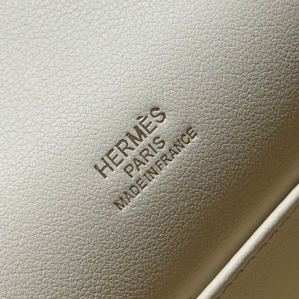 Hermès Craie Mini Kelly Pochette Swift leather Gold hardware