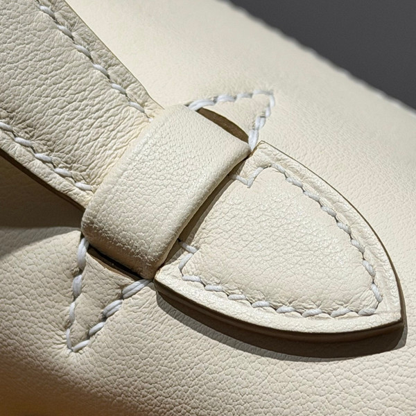Hermès Craie Mini Kelly Pochette Swift leather Gold hardware