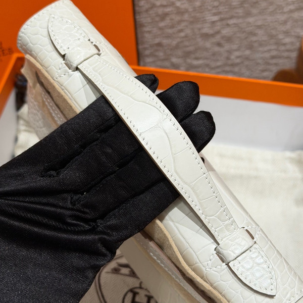 Hermès Matt Beton Alligator Kelly Pochette