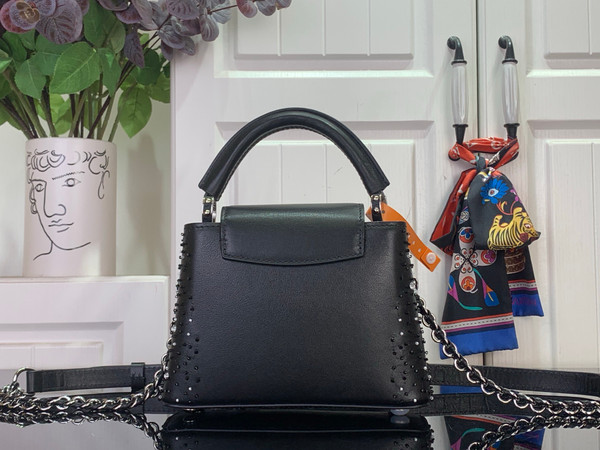Louis Vuitton Capucines Mini: Crystal Strass Noir 