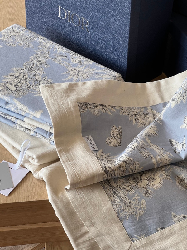 Dior Maison: Toile de Jouy Sauvage Textile Blue