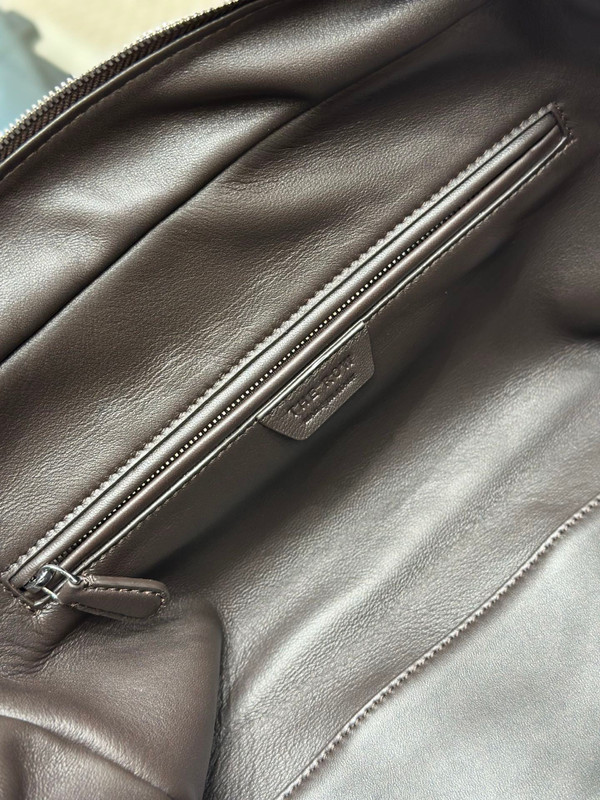The Row Astra Bowling Bag - Ebony Lambskin