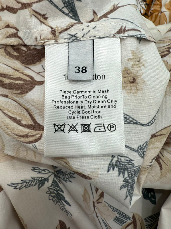 Oscar de la Renta stand collar cotton floral print sleeveless dress (2026 summer new)