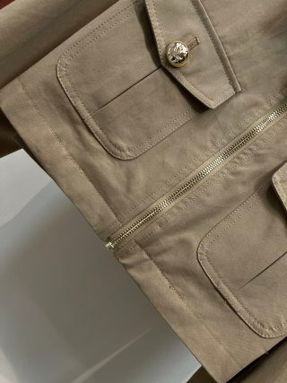 Louis Vuitton Spring/Summer 26 cropped cotton jacket with epaulets
