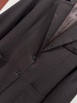 Louis Vuitton Spring/Summer 26 Linen Blend V-Neck Blazer