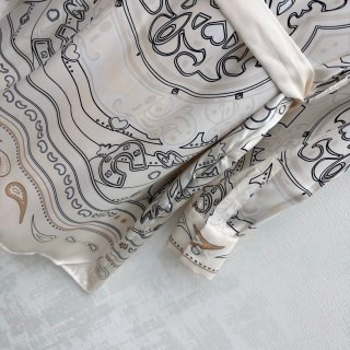Silk Printed Belted Shirt Dress
