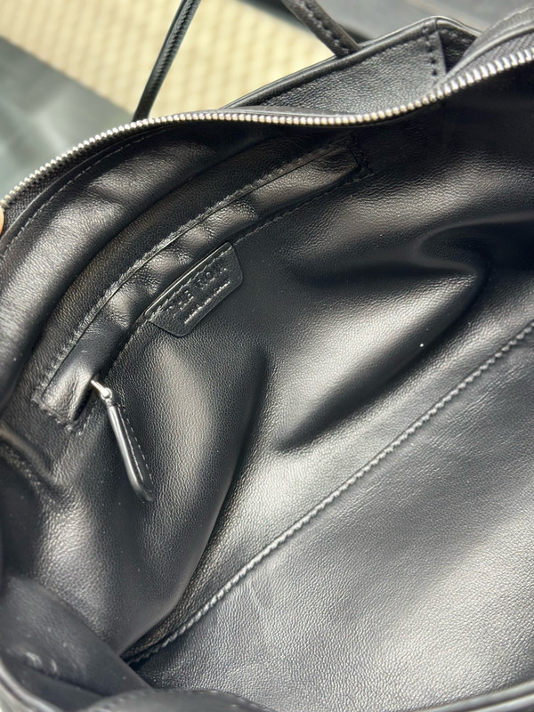 The Row Terrasse To Go Black Lambskin Bag