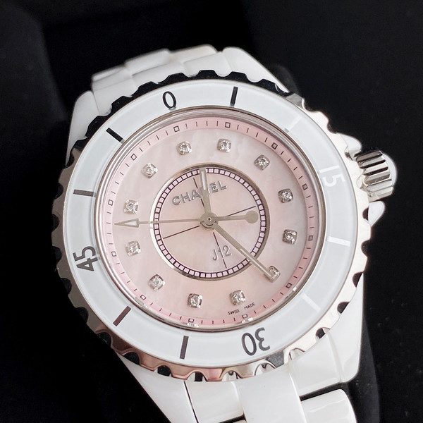 Chanel J12 33mm White Ceramic Quartz Watch