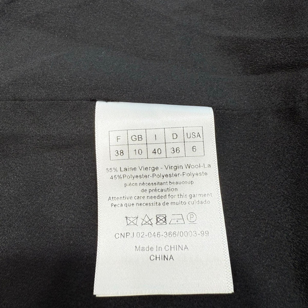 2026 Spring Dior Stand Collar Wool Blend Jacket - M Size