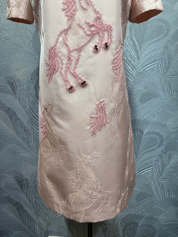 Hermes Jacquard Beaded Horse Dress (S-XXL)
