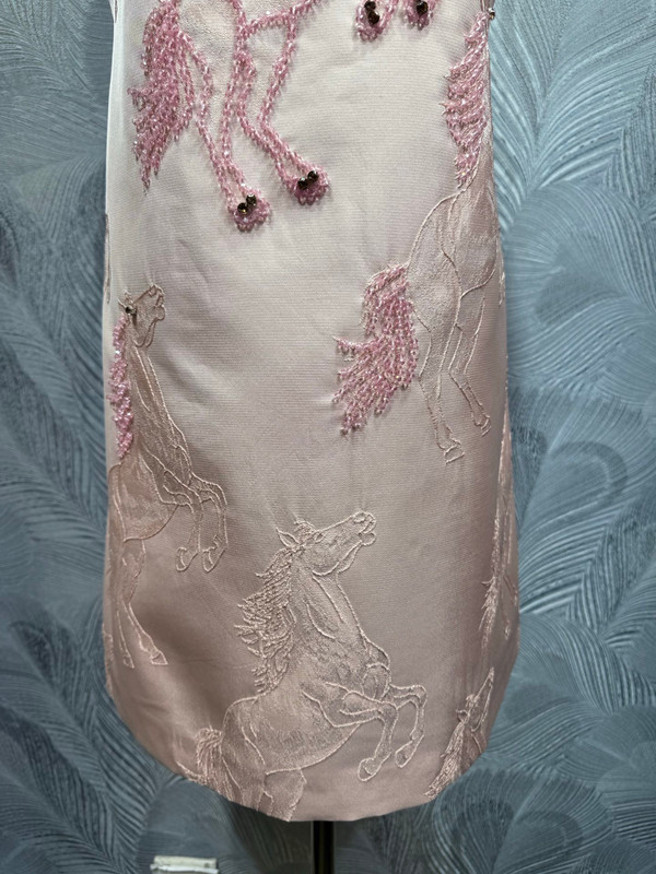 Hermes Jacquard Beaded Horse Dress (S-XXL)