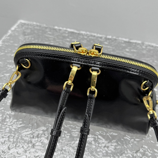 Miu Miu Vintage Limited Small Backpack - Wax Leather Black