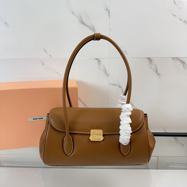Miu Miu Padded Calfskin Baguette Shoulder Bag 5BD265 28cm - II