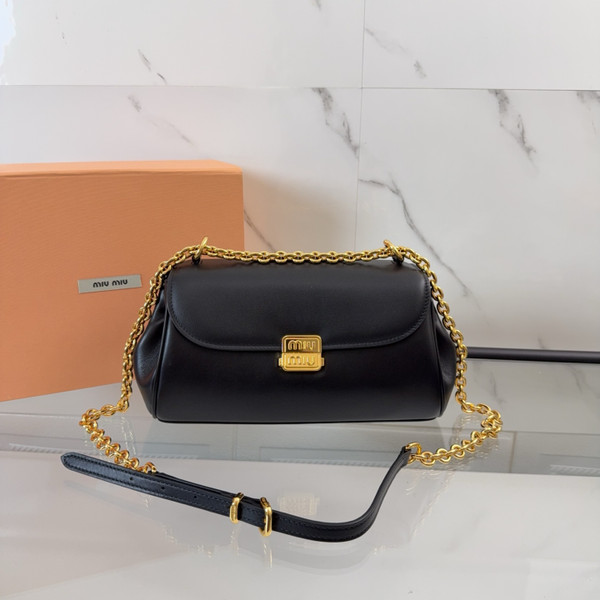 Miu Miu Padded Calfskin Baguette Shoulder Bag 5BD266 24cm - II
