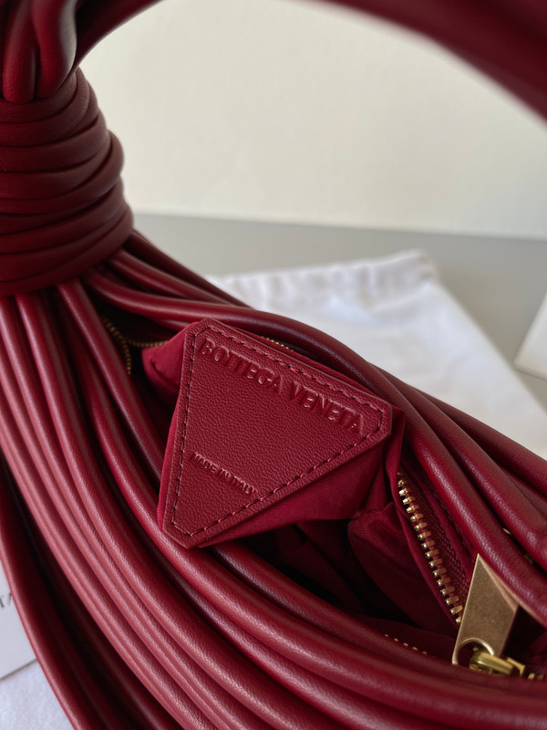 Bottega Veneta Double Knot Top Handle Bag - Barolo