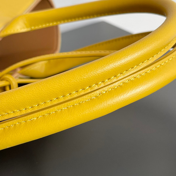 Bottega Veneta Arco Intrecciato Leather Tote Bag - Caramel