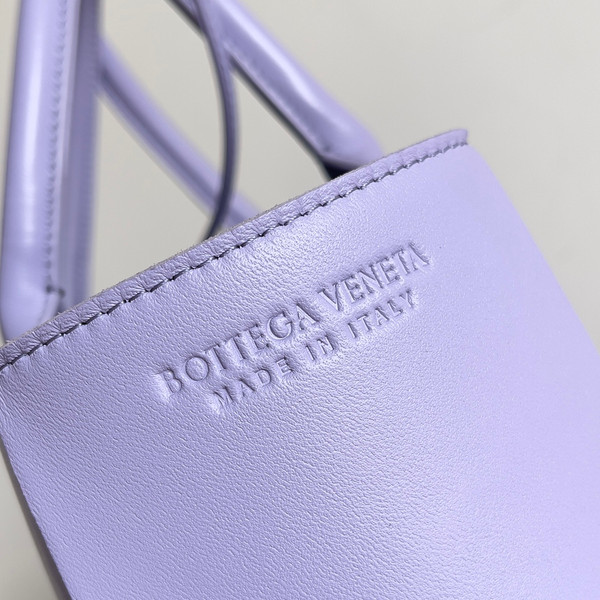 Bottega Veneta Arco Intrecciato Leather Tote Bag - Slate Blue