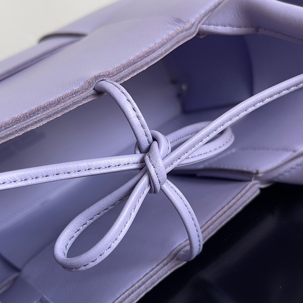 Bottega Veneta Arco Intrecciato Leather Tote Bag - Slate Blue