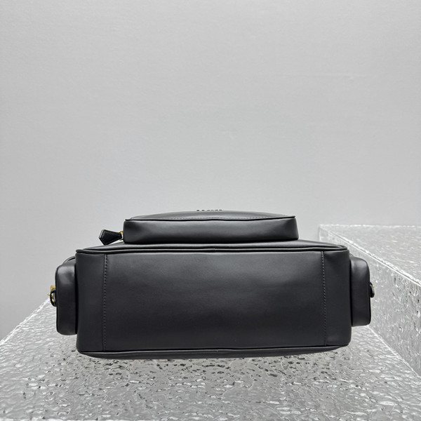 Miu Miu Pocket Moto Bag – Black Nappa Leather