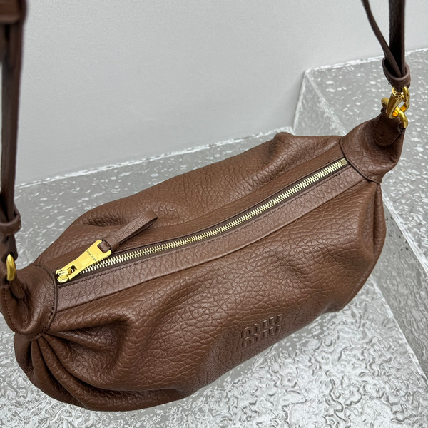 Miu Miu Aventure Nappa Leather Bag – Briarwood Brown