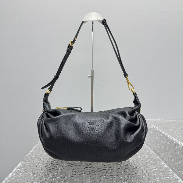 Miu Miu Aventure Nappa Leather Bag – Black