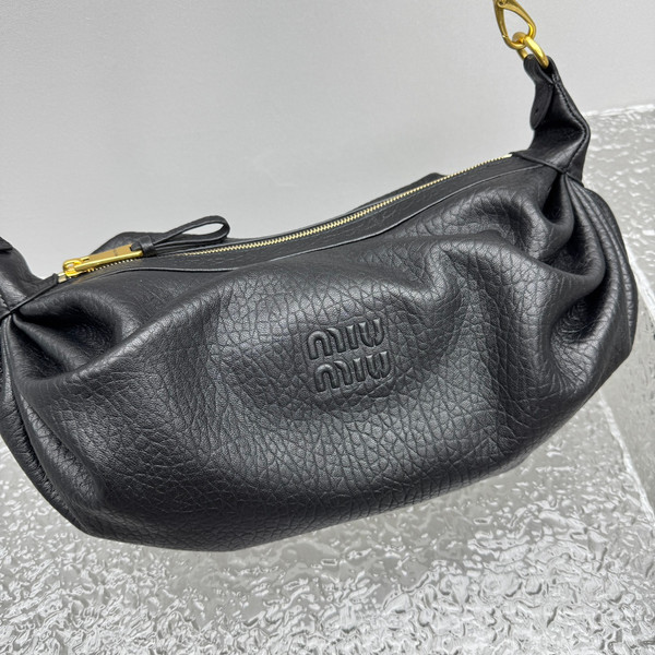 Miu Miu Aventure Nappa Leather Bag – Black