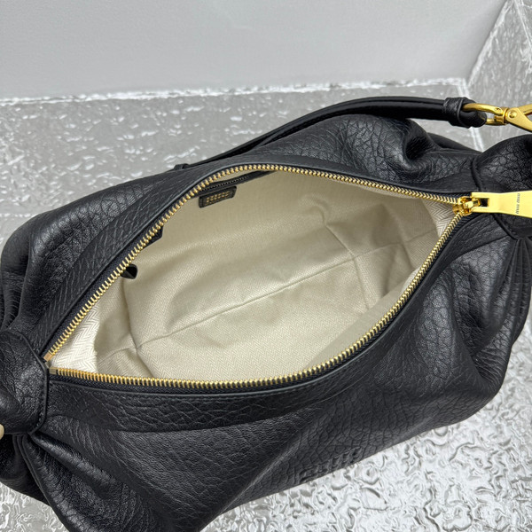 Miu Miu Aventure Nappa Leather Bag – Black