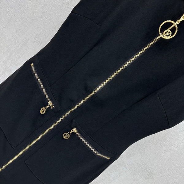 Louis Vuitton 2026 Monogram Zip Slip Dress
