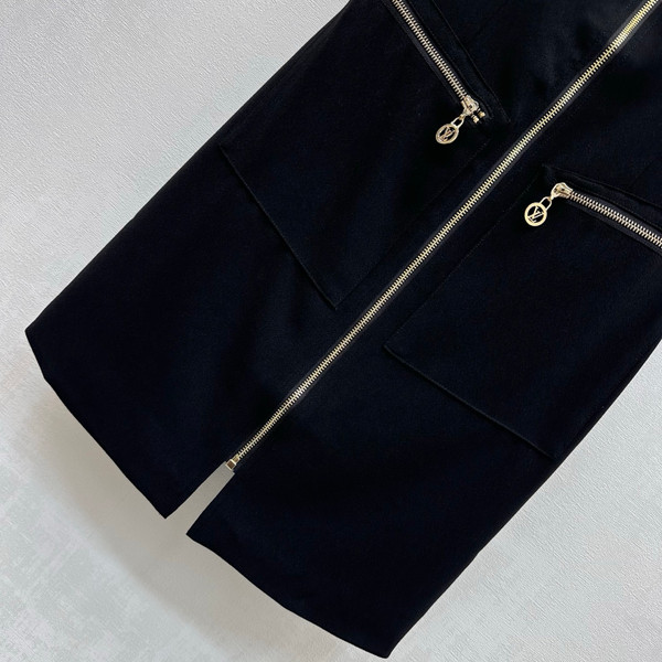 Louis Vuitton 2026 Monogram Zip Slip Dress