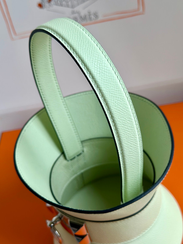 Hermès Mini Medor Basket Bag – Vert Fizz Mint Epsom SHW