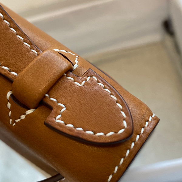 Hermès Mini Kelly 1st Gen – Canvas Barenia SHW