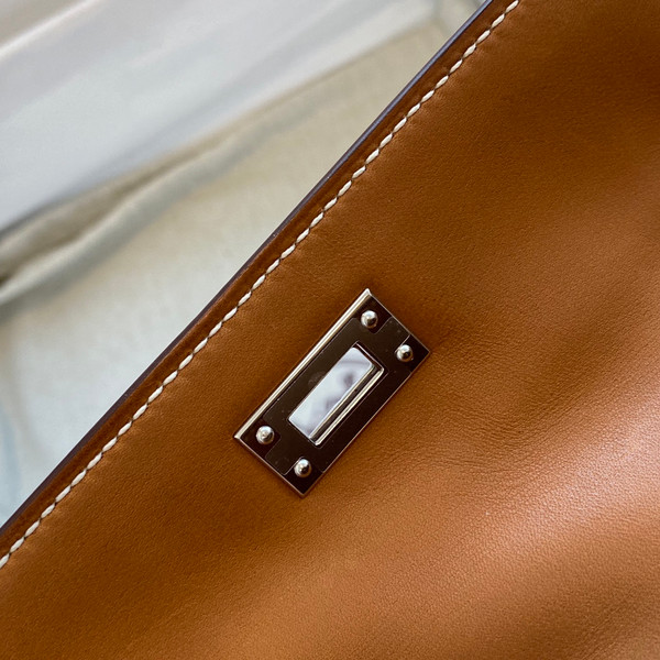 Hermès Mini Kelly 1st Gen – Canvas Barenia SHW