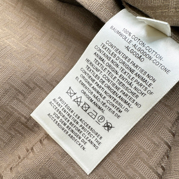 Hermès Early Autumn 2026 H-Jacquard Large Collar Trench Dress – Taupe