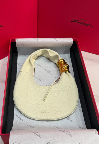 Schiaparelli Large Soufflé Bag White
