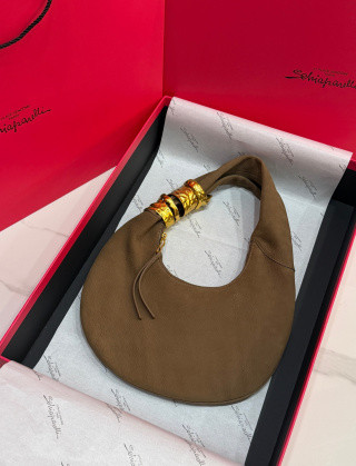 Schiaparelli Large Soufflé Bag Khaki