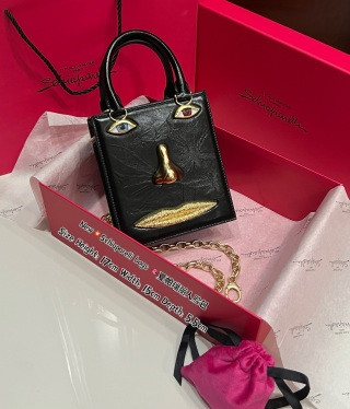 Schiaparelli Face Bag Small Bronze