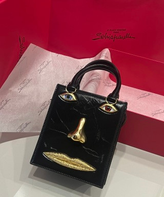 Schiaparelli Face Bag Small Bronze