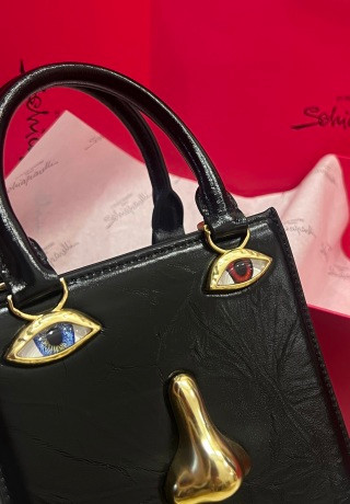 Schiaparelli Face Bag Small Bronze