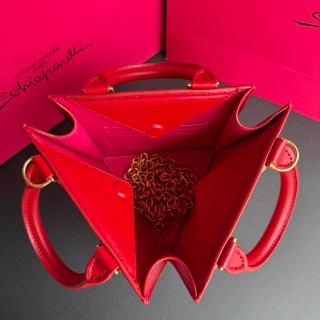 Schiaparelli Face Bag Rose Gold Crackle